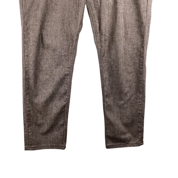 Hudson Mens Blake Slim Straight Zip Fly Jeans Size 36 Brownish Gray Denim Pants - Picture 4 of 11